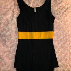 Black and Yellow Body Suit